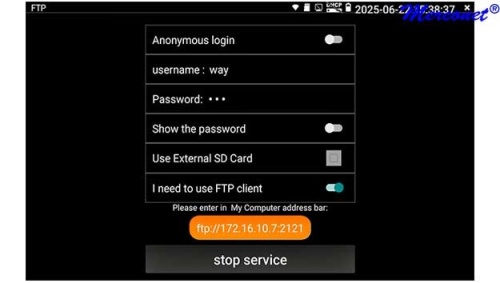 LS51 Ethernet Fiber TCP/IP WiFi 1610nm tester ls50-file-transfer-protocol