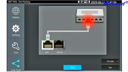 LS51 Ethernet Fiber TCP/IP WiFi 1610nm tester ls50-net-tool-link-tool-port-flashing