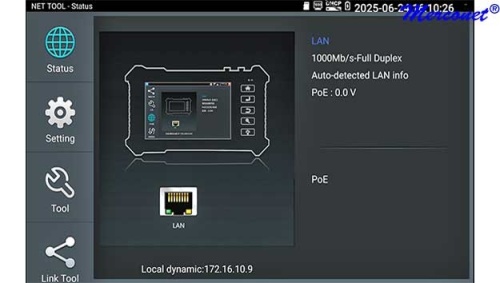 LS51 Ethernet Fiber TCP/IP WiFi 1610nm tester ls50-net-tool-status-lan